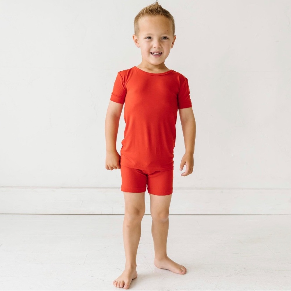 ❤️LS Warm Red Bamboo Set❤️